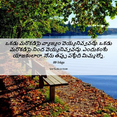 Picture 06 - హోషేయ 4:4 TELIRV - ఒకడు మరొకడిపై - Bible Verse Picture