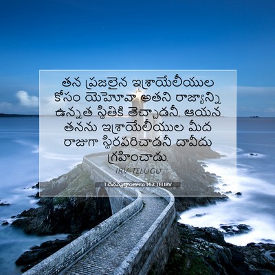 Picture 07 - 1 దినవృత్తాంతాలు 14:2 TELIRV - తన ప్రజలైన - Bible Verse Picture