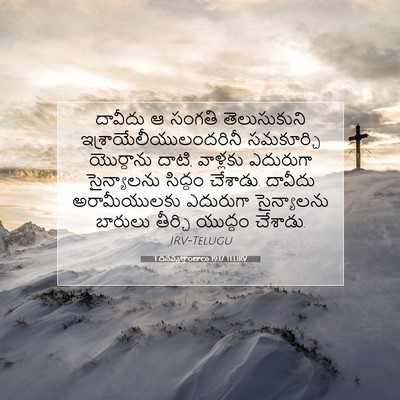 Picture 07 - 1 దినవృత్తాంతాలు 19:17 TELIRV - దావీదు ఆ సంగతి - Bible Verse Picture