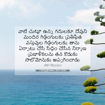 Picture 07 - 1 దినవృత్తాంతాలు 28:12 TELIRV - వాటి చుట్టూ ఉన్న - Bible Verse Picture