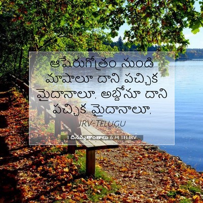 Picture 07 - 1 దినవృత్తాంతాలు 6:74 TELIRV - ఆషేరుగోత్రం నుండి - Bible Verse Picture