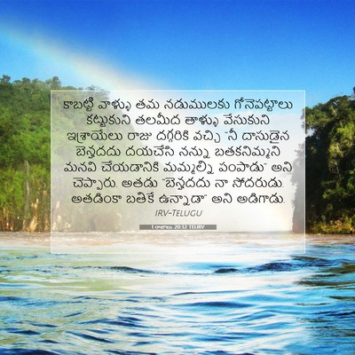 Picture 07 - 1 రాజులు 20:32 TELIRV - కాబట్టి వాళ్ళు తమ - Bible Verse Picture