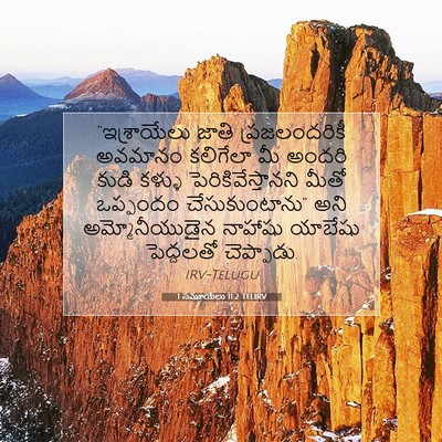 Picture 07 - 1 సమూయేలు 11:2 TELIRV - “ఇశ్రాయేలు జాతి - Bible Verse Picture