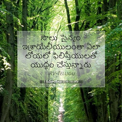 Picture 07 - 1 సమూయేలు 17:19 TELIRV - సౌలు సైన్యం, - Bible Verse Picture