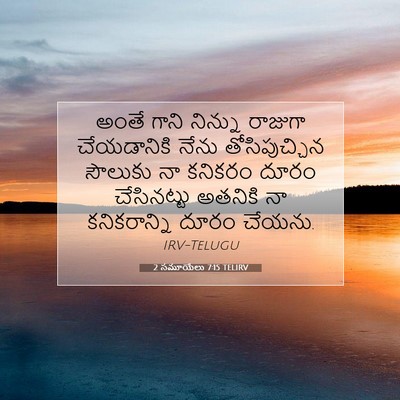 Picture 07 - 2 సమూయేలు 7:15 TELIRV - అంతే గాని నిన్ను - Bible Verse Picture