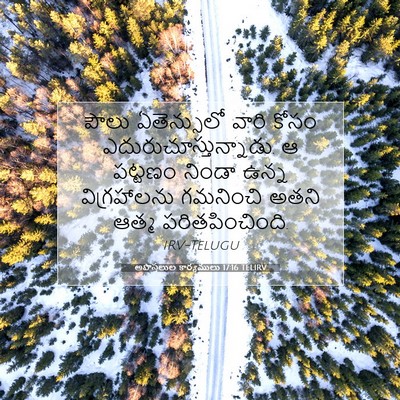 Picture 07 - అపొస్తలుల కార్యములు 17:16 TELIRV - పౌలు ఏతెన్సులో - Bible Verse Picture