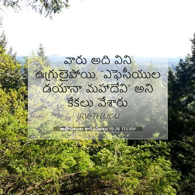 Picture 07 - అపొస్తలుల కార్యములు 19:28 TELIRV - వారు అది విని - Bible Verse Picture