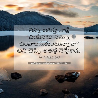 Picture 07 - అపొస్తలుల కార్యములు 7:28 TELIRV - నిన్న ఐగుప్తు - Bible Verse Picture