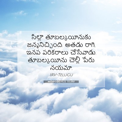 Picture 07 - ఆదికాండం 4:22 TELIRV - సిల్లా - Bible Verse Picture