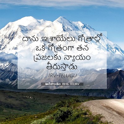 Picture 07 - ఆదికాండం 49:16 TELIRV - దాను ఇశ్రాయేలు - Bible Verse Picture