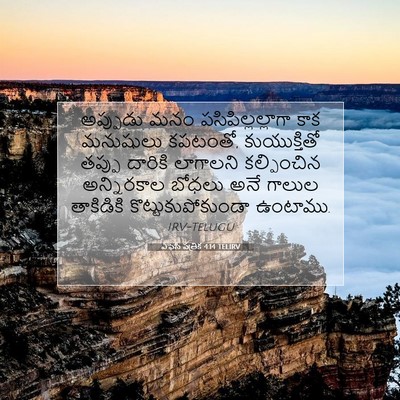 Picture 07 - ఎఫెసీ పత్రిక 4:14 TELIRV - అప్పుడు మనం - Bible Verse Picture