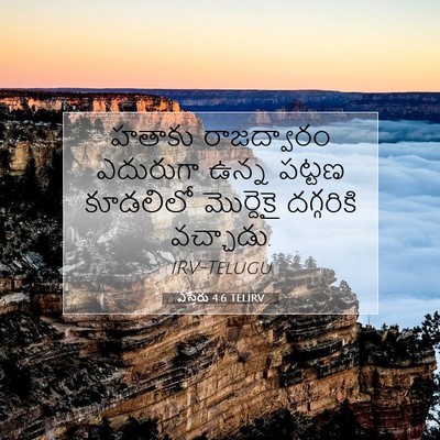 Picture 07 - ఎస్తేరు 4:6 TELIRV - హతాకు రాజద్వారం - Bible Verse Picture