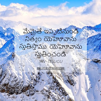 Picture 07 - కీర్తన 115:18 TELIRV - మేమైతే - Bible Verse Picture