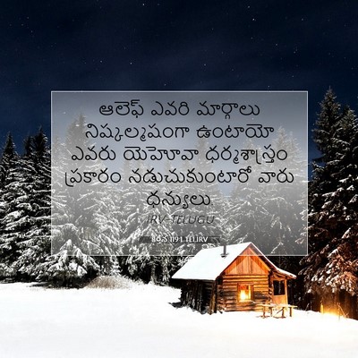Picture 07 - కీర్తన 119:1 TELIRV - ఆలెఫ్‌ ఎవరి - Bible Verse Picture