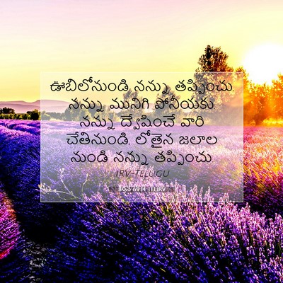 Picture 07 - కీర్తన 69:14 TELIRV - ఊబిలోనుండి నన్ను - Bible Verse Picture