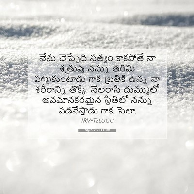 Picture 07 - కీర్తన 7:5 TELIRV - నేను చెప్పేది - Bible Verse Picture