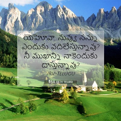 Picture 07 - కీర్తన 88:14 TELIRV - యెహోవా, నువ్వు - Bible Verse Picture