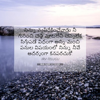 Picture 07 - తీతు పత్రిక 2:7 TELIRV - నిన్ను - Bible Verse Picture