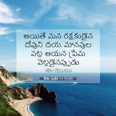 Picture 07 - తీతు పత్రిక 3:4 TELIRV - అయితే మన - Bible Verse Picture
