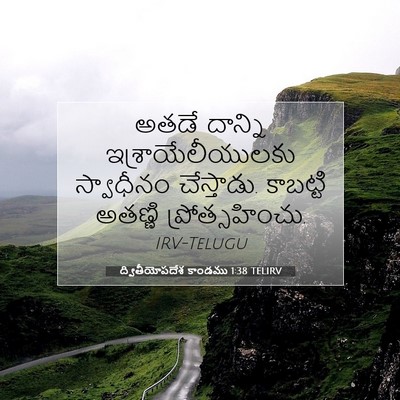 Picture 07 - ద్వితీయోపదేశ కాండము 1:38 TELIRV - అతడే దాన్ని - Bible Verse Picture