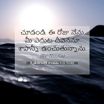 Picture 07 - ద్వితీయోపదేశ కాండము 11:26 TELIRV - చూడండి, ఈ రోజు నేను - Bible Verse Picture