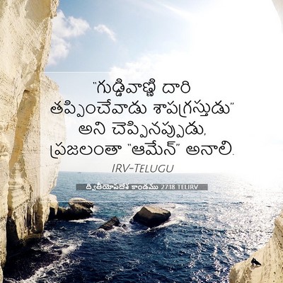 Picture 07 - ద్వితీయోపదేశ కాండము 27:18 TELIRV - “గుడ్డివాణ్ణి - Bible Verse Picture