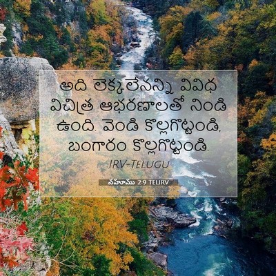 Picture 07 - నహూము 2:9 TELIRV - అది లెక్కలేనన్ని - Bible Verse Picture