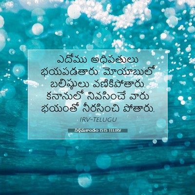Picture 07 - నిర్గమకాండం 15:15 TELIRV - ఎదోము అధిపతులు - Bible Verse Picture