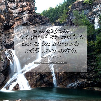 Picture 07 - నిర్గమకాండం 25:28 TELIRV - ఆ మోతకర్రలను - Bible Verse Picture