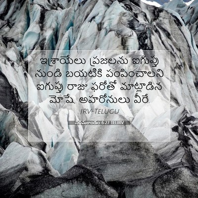 Picture 07 - నిర్గమకాండం 6:27 TELIRV - ఇశ్రాయేలు ప్రజలను - Bible Verse Picture