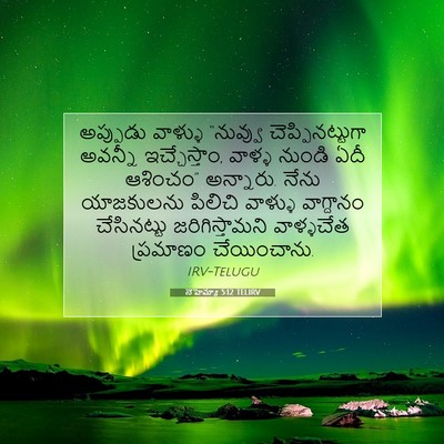 Picture 07 - నెహెమ్యా 5:12 TELIRV - అప్పుడు వాళ్ళు - Bible Verse Picture