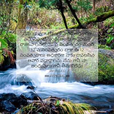 Picture 07 - నెహెమ్యా 5:14 TELIRV - నేను యూదా దేశంలో - Bible Verse Picture