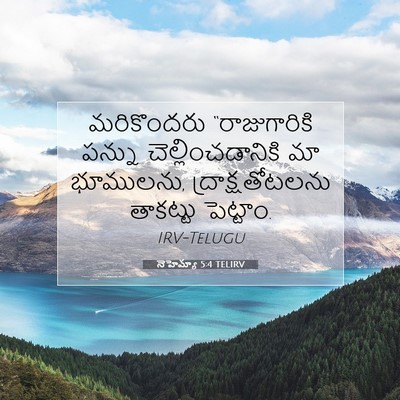 Picture 07 - నెహెమ్యా 5:4 TELIRV - మరికొందరు - Bible Verse Picture