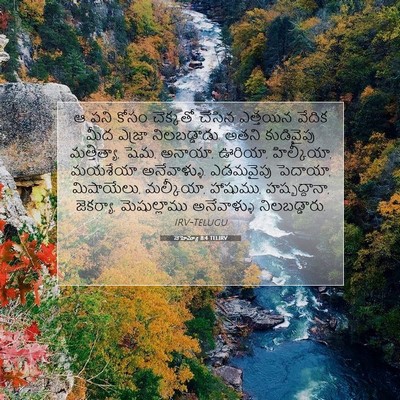 Picture 07 - నెహెమ్యా 8:4 TELIRV - ఆ పని కోసం చెక్కతో - Bible Verse Picture
