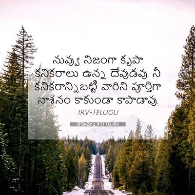 Picture 07 - నెహెమ్యా 9:31 TELIRV - నువ్వు నిజంగా - Bible Verse Picture