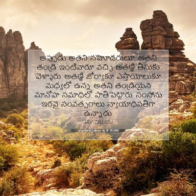 Picture 07 - న్యాయాధిపతులు 16:31 TELIRV - అప్పుడు అతని - Bible Verse Picture