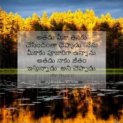 Picture 07 - న్యాయాధిపతులు 18:4 TELIRV - అతడు మీకా తనకు - Bible Verse Picture