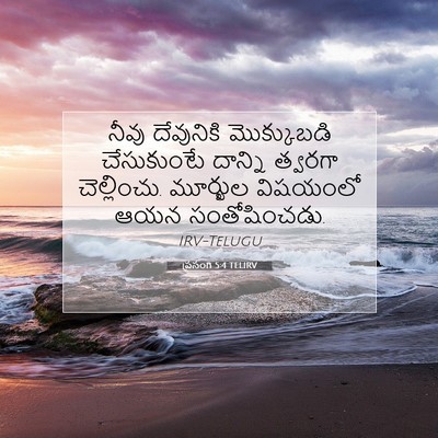Picture 07 - ప్రసంగి 5:4 TELIRV - నీవు దేవునికి - Bible Verse Picture