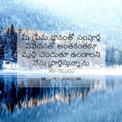 Picture 07 - ఫిలిప్పీ పత్రిక 1:9 TELIRV - మీ ప్రేమ జ్ఞానంతో, - Bible Verse Picture
