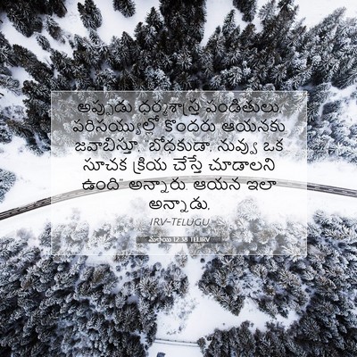 Picture 07 - మత్తయి 12:38 TELIRV - అప్పుడు - Bible Verse Picture