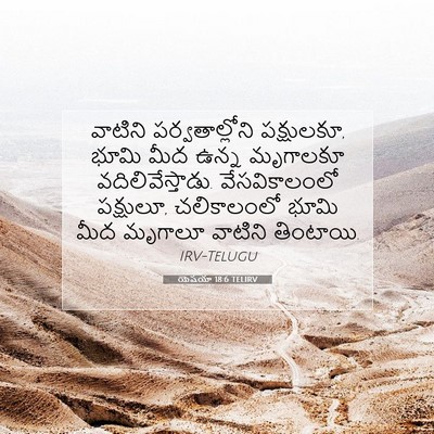 Picture 07 - యెషయా 18:6 TELIRV - వాటిని - Bible Verse Picture