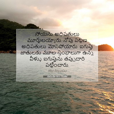 Picture 07 - యెషయా 19:13 TELIRV - సోయను అధిపతులు - Bible Verse Picture