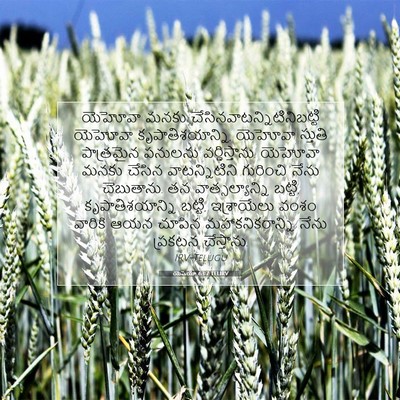 Picture 07 - యెషయా 63:7 TELIRV - యెహోవా మనకు - Bible Verse Picture