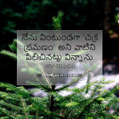 Picture 07 - యెహెజ్కేలు 10:13 TELIRV - నేను వింటుండగా - Bible Verse Picture