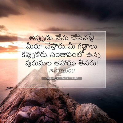 Picture 07 - యెహెజ్కేలు 24:22 TELIRV - అప్పుడు నేను - Bible Verse Picture