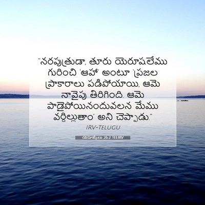 Picture 07 - యెహెజ్కేలు 26:2 TELIRV - “నరపుత్రుడా, తూరు - Bible Verse Picture