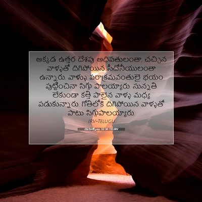 Picture 07 - యెహెజ్కేలు 32:30 TELIRV - అక్కడ ఉత్తర దేశపు - Bible Verse Picture