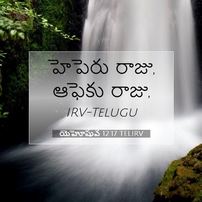 Picture 07 - యెహోషువ 12:17 TELIRV - హెపెరు రాజు, ఆఫెకు - Bible Verse Picture