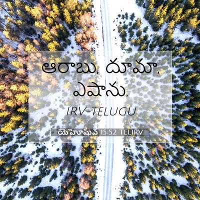 Picture 07 - యెహోషువ 15:52 TELIRV - ఆరాబు, దూమా, - Bible Verse Picture