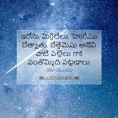 Picture 07 - యెహోషువ 19:38 TELIRV - ఇరోను, మిగ్దలేలు, - Bible Verse Picture